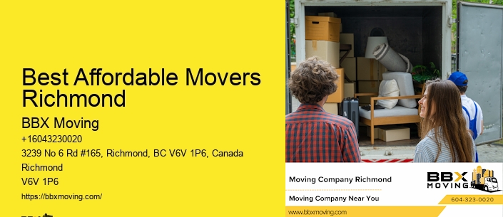 Best Affordable Movers Richmond