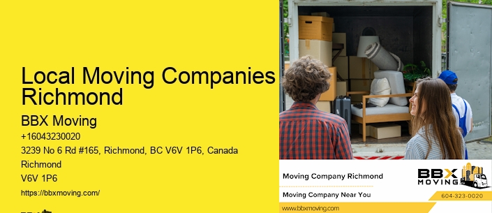 Local Moving Companies Richmond
