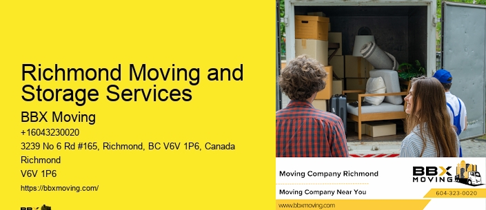 Richmond Moving and Storage Services