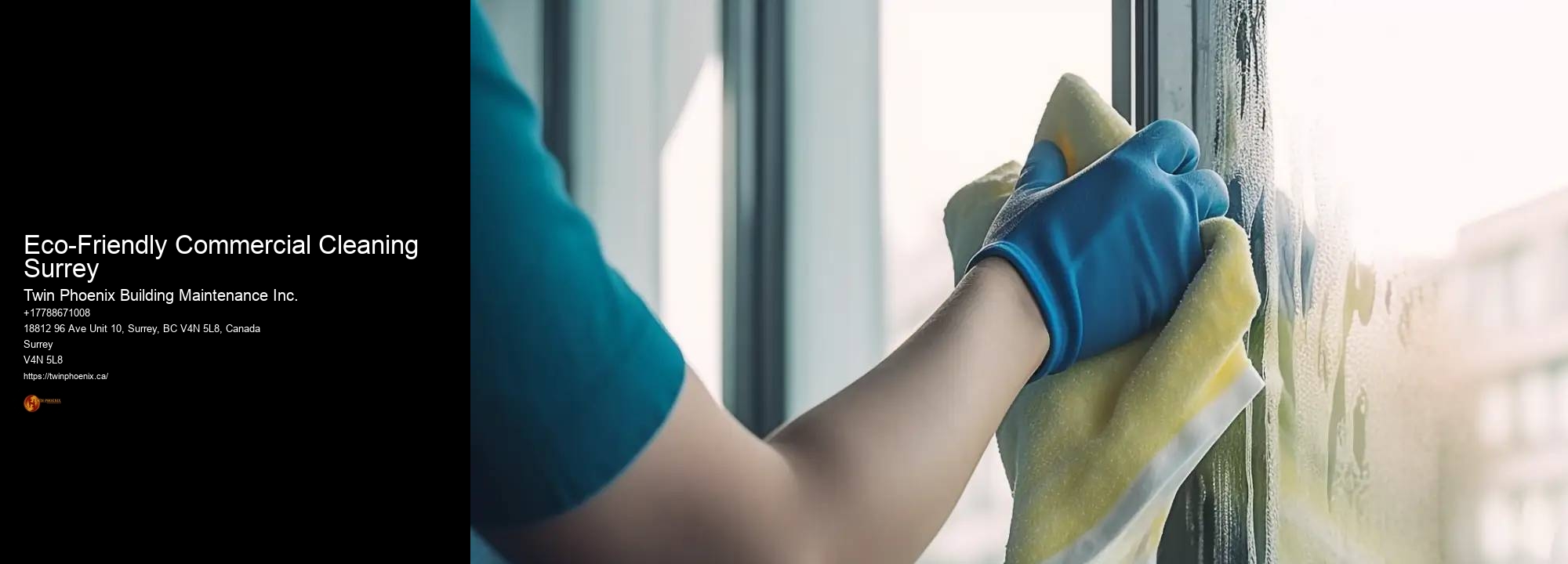 Eco-Friendly Commercial Cleaning Surrey