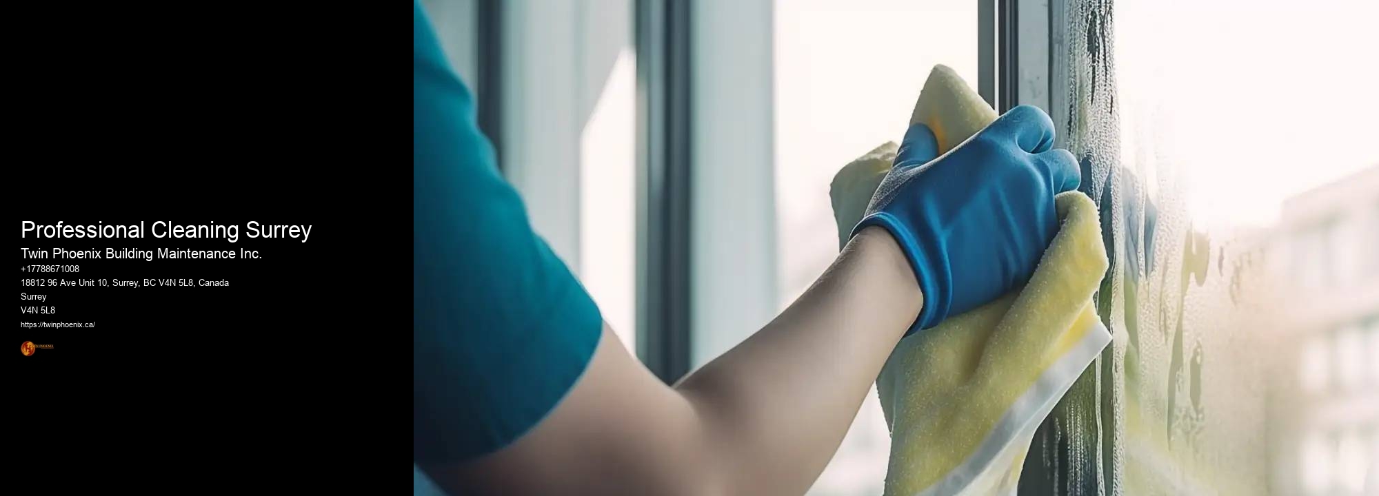 Professional Cleaning Surrey Twin Phoenix Building Maintenance Inc. Professional Cleaning Surrey