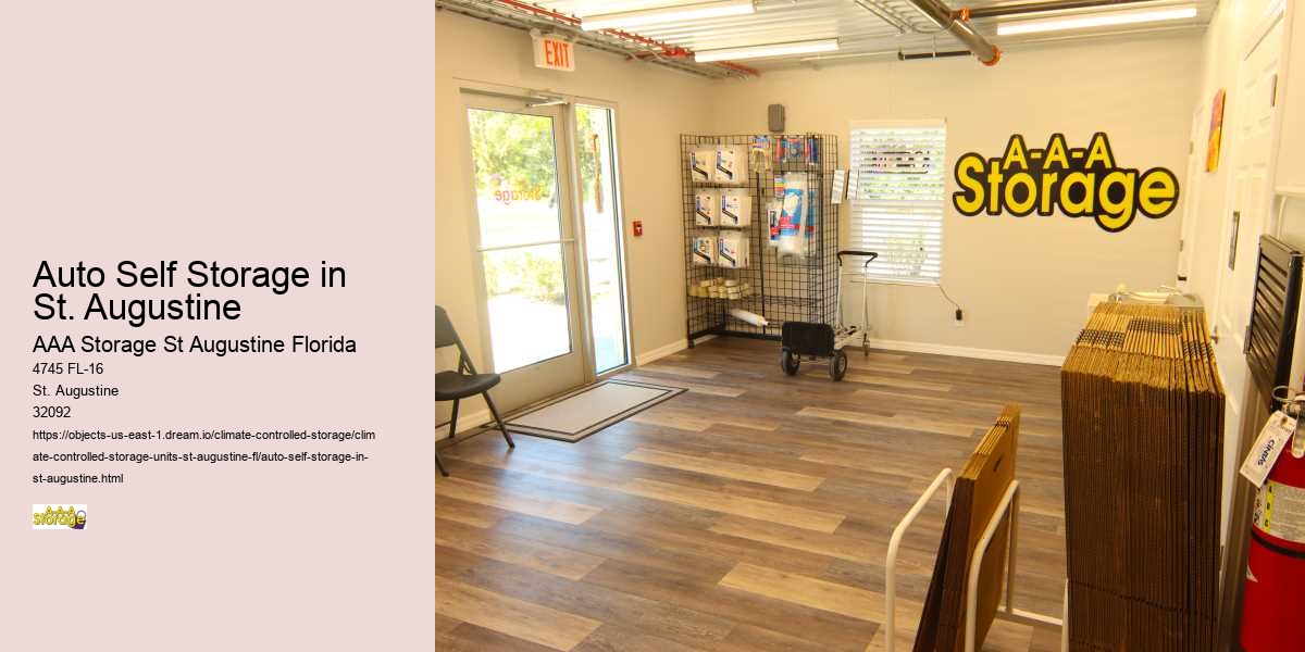 Auto Self Storage in St. Augustine