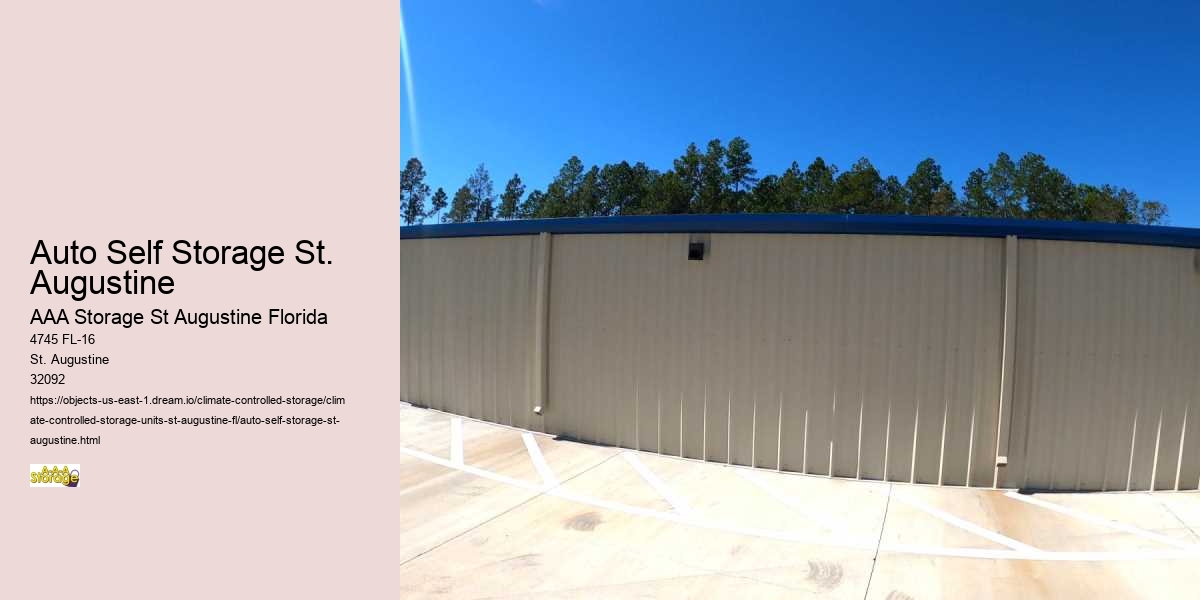 RV and Boat Storage Options in St. Augustine, Florida