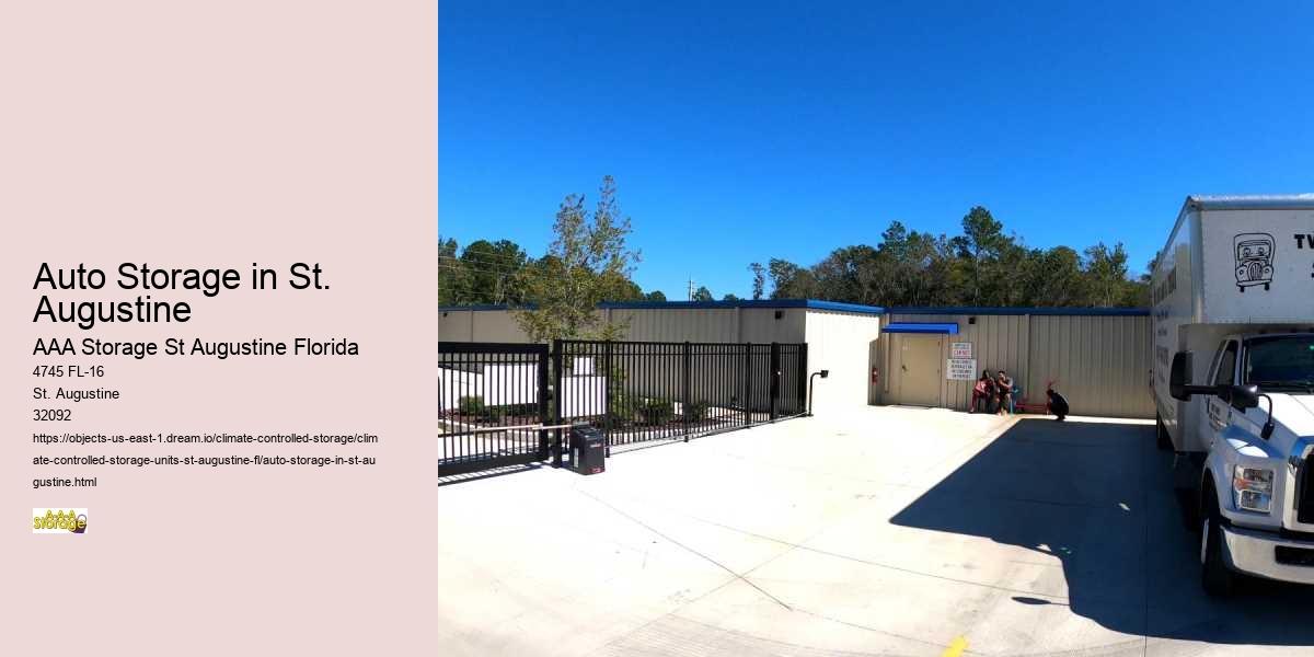 Document Archiving and Self-Storage in St. Augustine, Florida