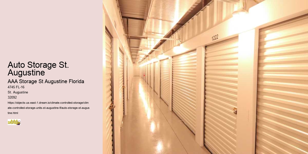 Preserving Memories: Self-Storage for Photographers in St. Augustine