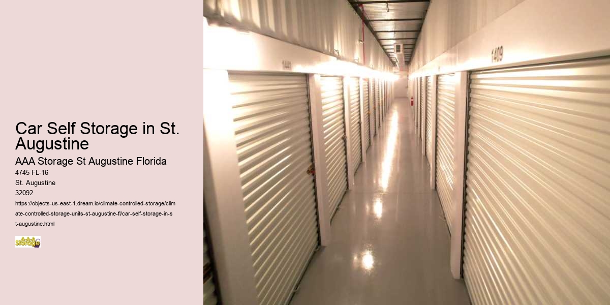 Choosing the Right Self-Storage Unit Size in St. Augustine