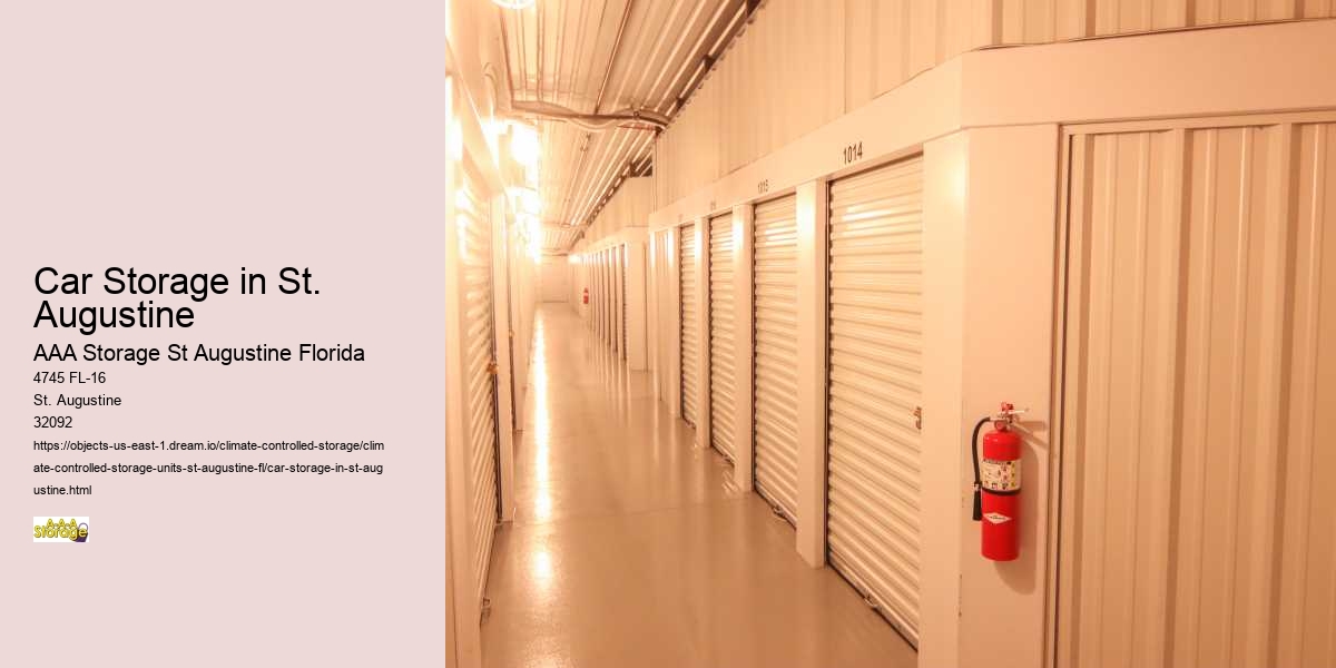 Self-Storage for Antique Collectors in St. Augustine