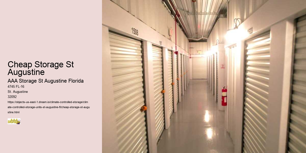 Self-Storage Tips for St. Augustine Gardeners