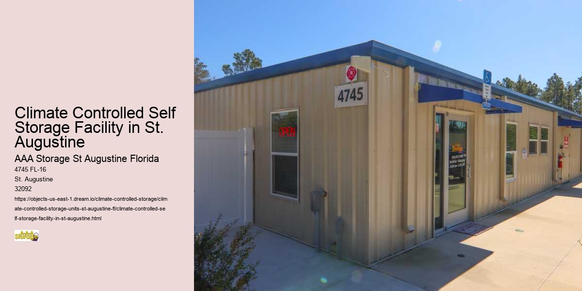 St. Augustine Self-Storage: A Guide to Simplifying Your Life
