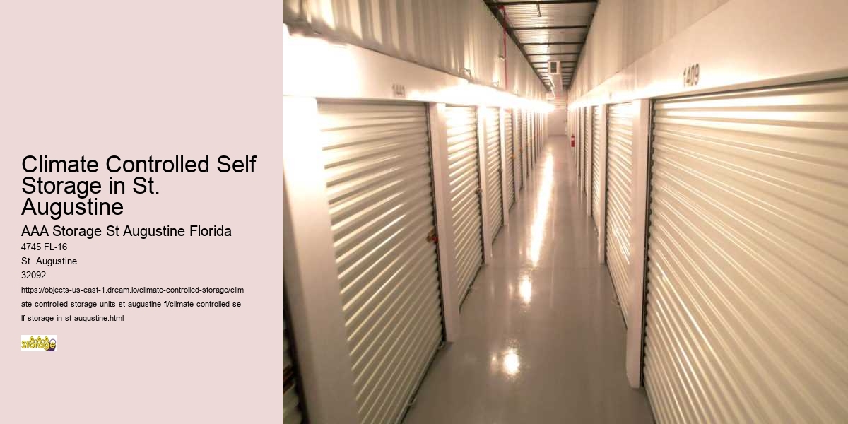 Self-Storage for Crafters and DIY Enthusiasts in St. Augustine