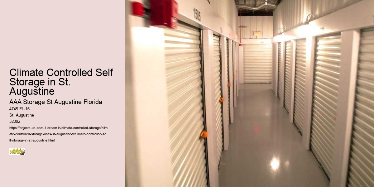 Self-Storage in St. Augustine: Perfect for Home Office Setup