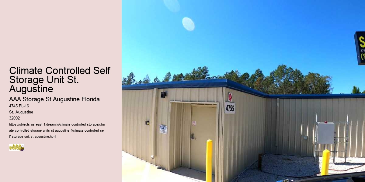 St. Augustine Self-Storage: Tips for College Students