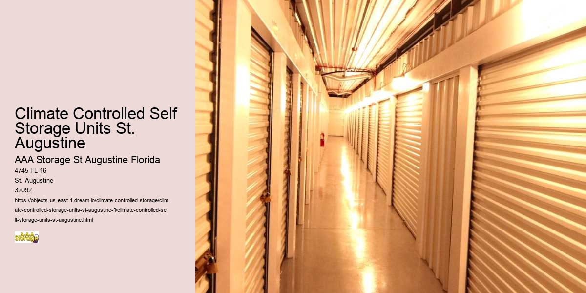 Estate Planning and Self-Storage in St. Augustine