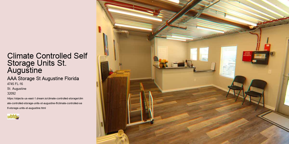 Self-Storage for Seasonal Hobbyists in St. Augustine, FL