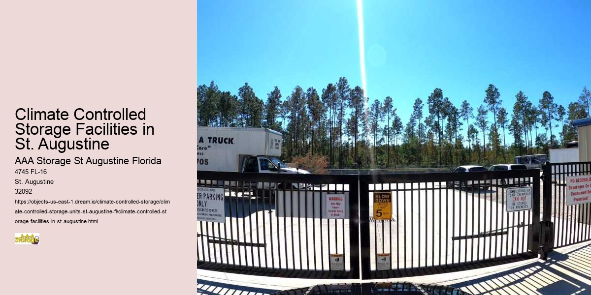 Self-Storage and Home Office Organization in St. Augustine