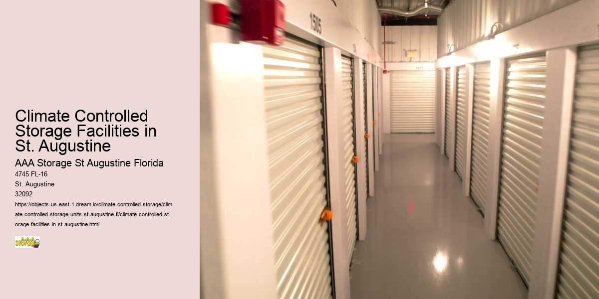 Self-Storage for Small Businesses in St. Augustine: Inventory and More
