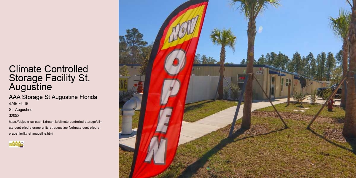 Security Features to Look for in St. Augustine Self-Storage Facilities