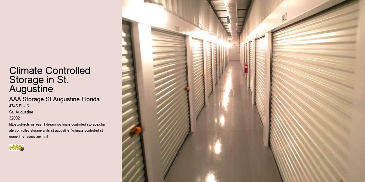 The Ease of Accessible Self-Storage in St. Augustine