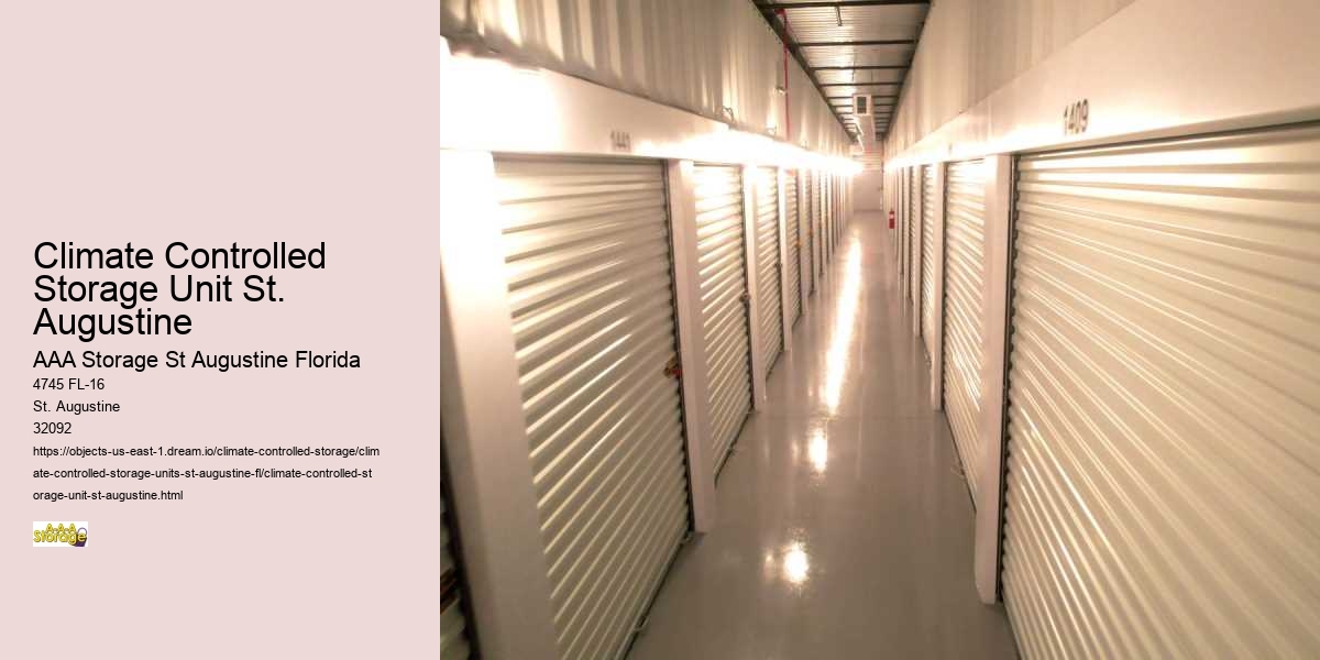 St. Augustine Self-Storage: Tips for Keeping Your Belongings Safe