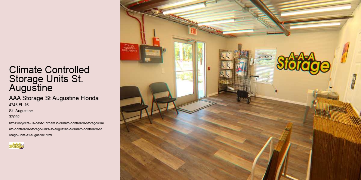 Business Inventory Management with Self-Storage in St. Augustine