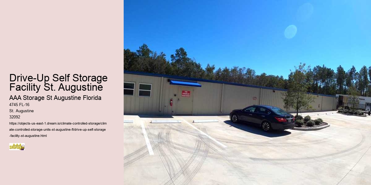 Drive-Up Self Storage Facility St. Augustine