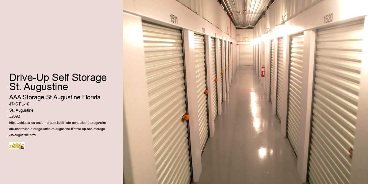 Drive-Up Self Storage St. Augustine