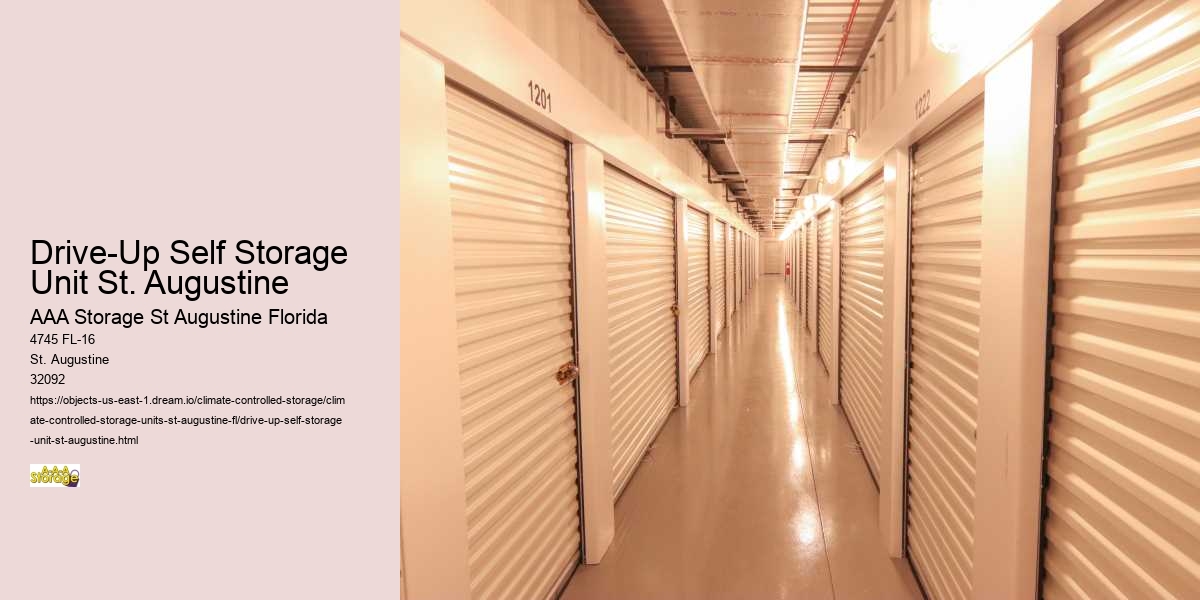 St. Augustine Self-Storage Solutions: Your Space, Your Way