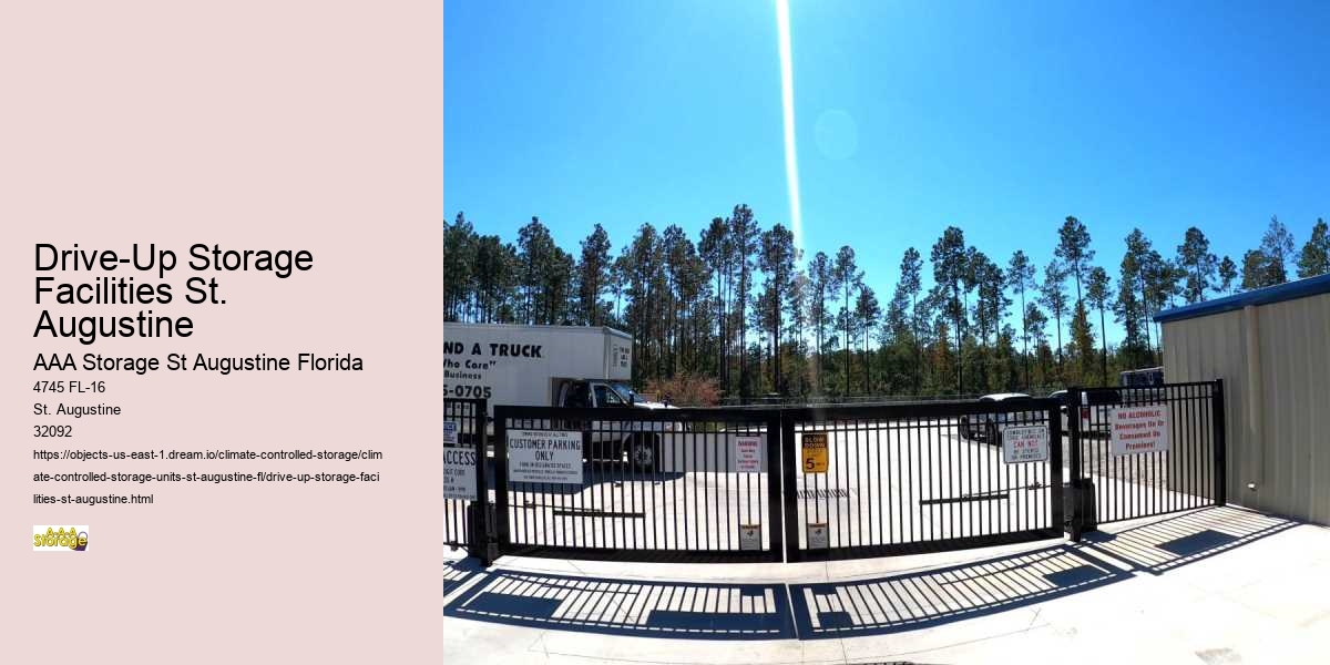 Maximizing Space: The Benefits of Self-Storage in St. Augustine