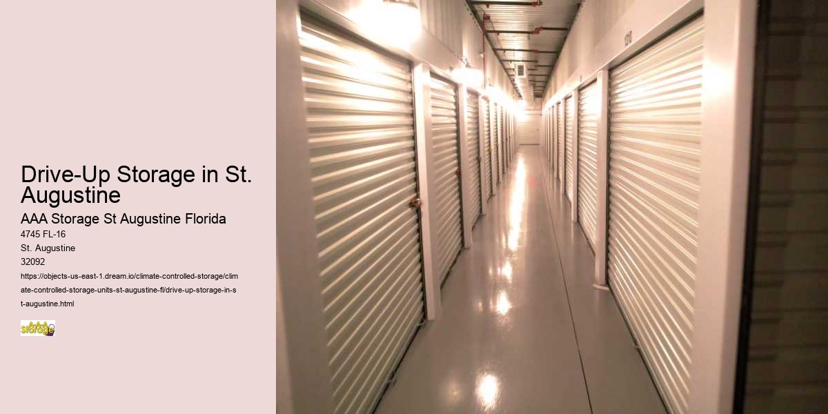 Drive-Up Storage in St. Augustine