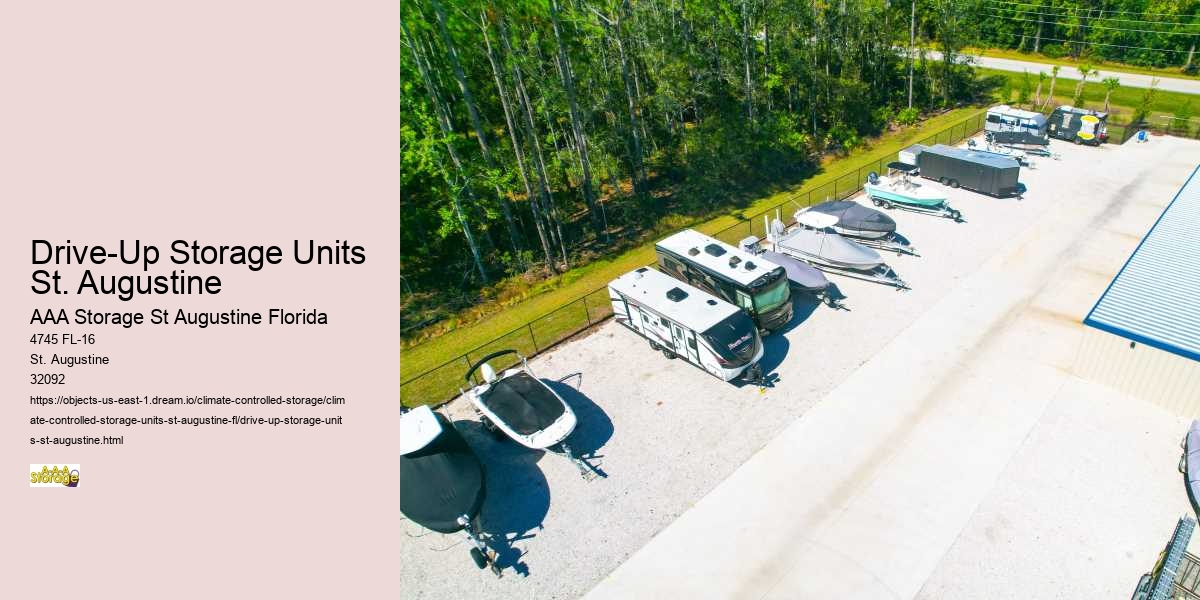 Drive-Up Storage Units St. Augustine