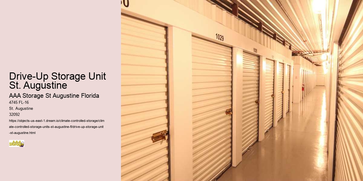 Drive-Up Storage Unit St. Augustine