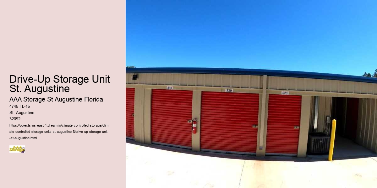 Temporary Self-Storage for Home Sellers in St. Augustine