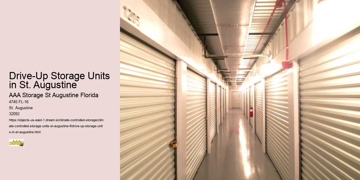 St. Augustine Self-Storage Solutions: Your Space, Your Way