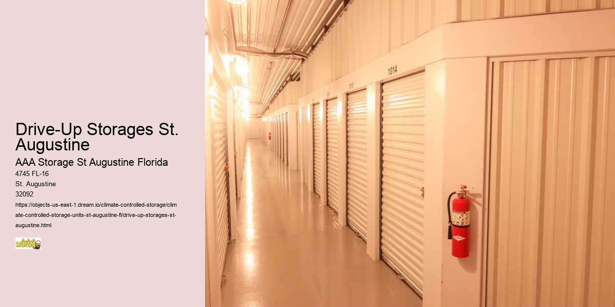 Self-Storage for Home-Based Businesses: Space Solutions in St. Augustine