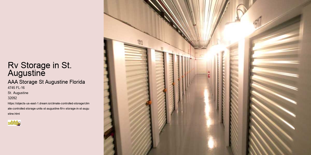 Self-Storage for Small Businesses in St. Augustine: Inventory and More