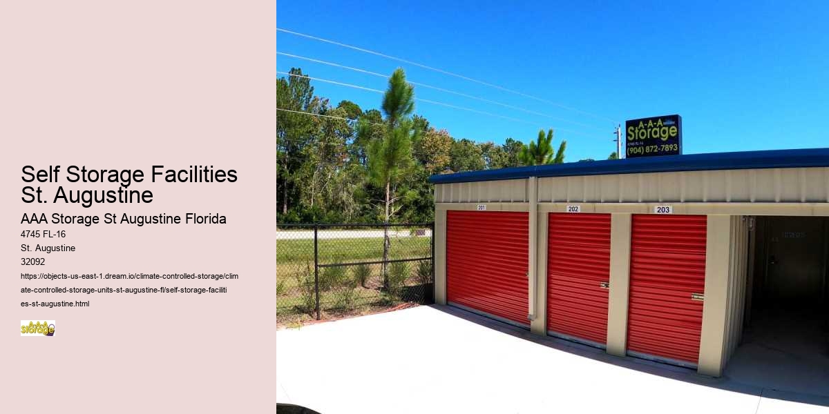Self-Storage for Parents: Keeping Kids' Belongings Safe in St. Augustine