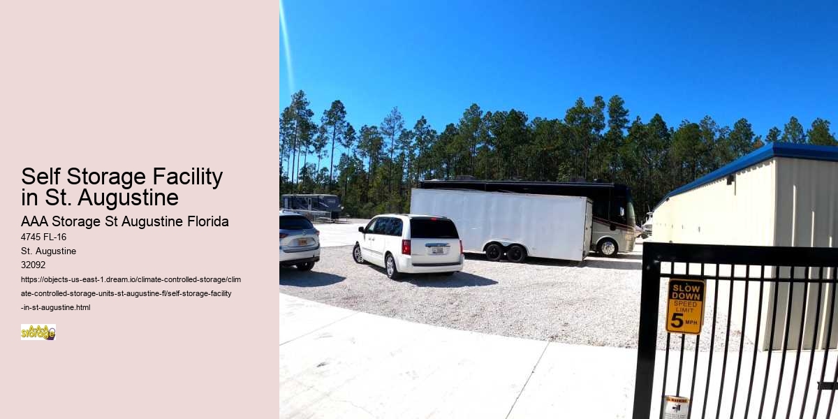 Self-Storage for Collectors: Preserving Your Treasures in St. Augustine