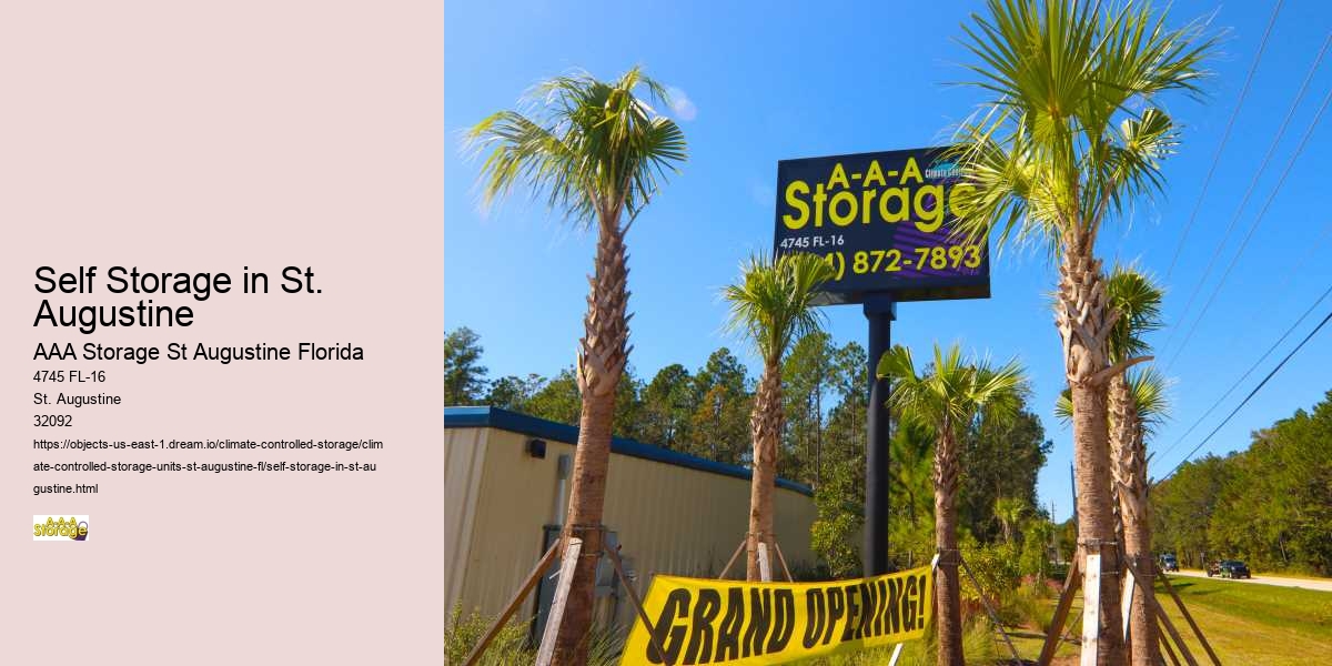 Self Storage in St. Augustine