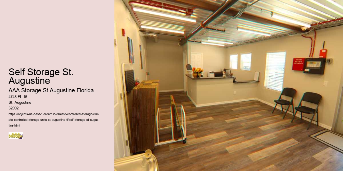Accessible Self-Storage for Seniors in St. Augustine