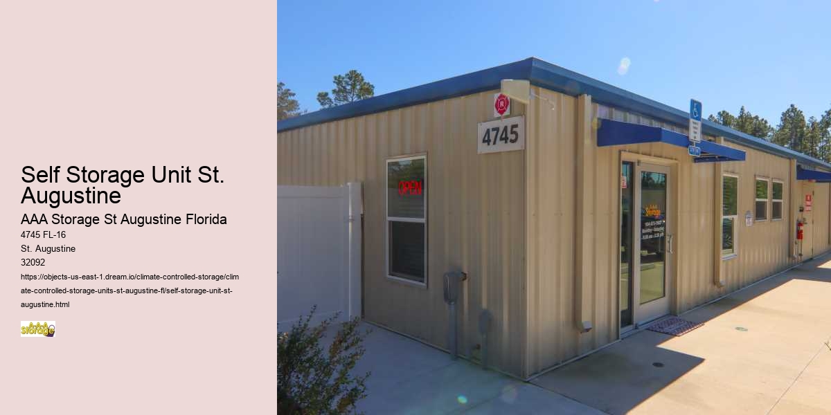 Self-Storage for Musicians: Safeguarding Your Instruments in St. Augustine