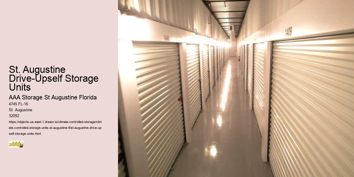 Estate Planning and Self-Storage in St. Augustine