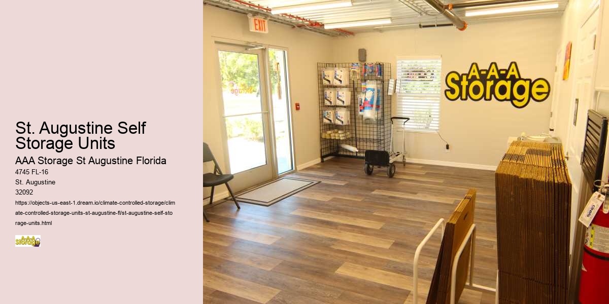 St. Augustine Self Storage Units