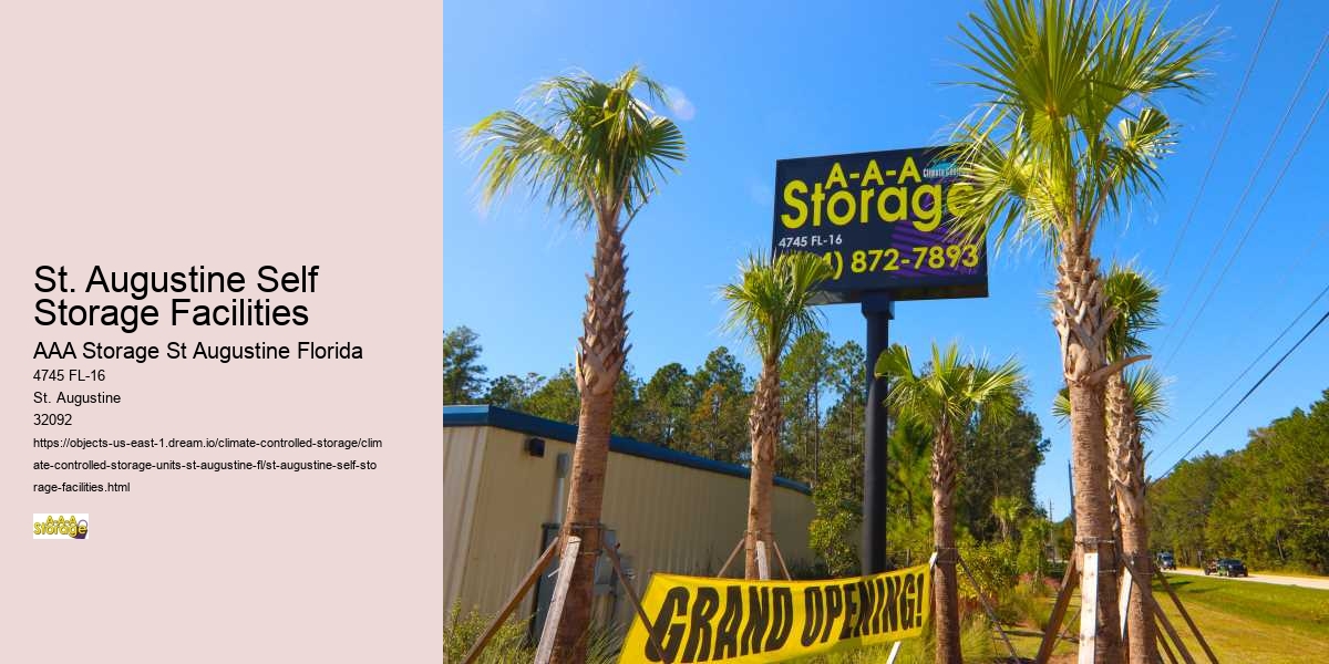 St. Augustine Self Storage Facilities