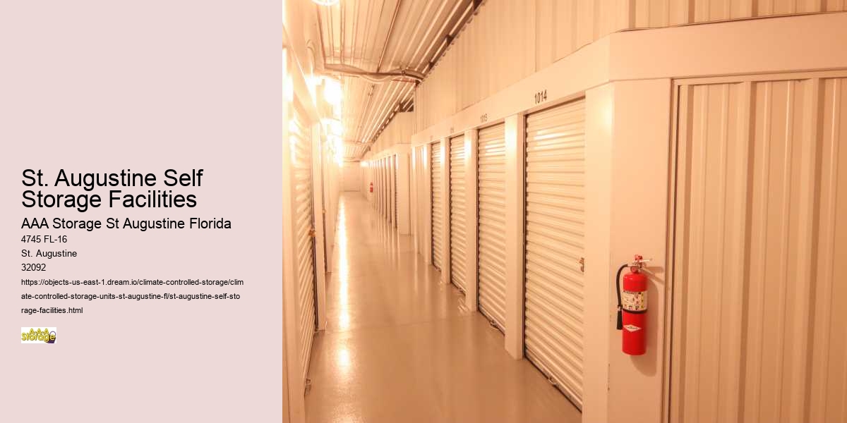 Self-Storage and Home Office Organization in St. Augustine