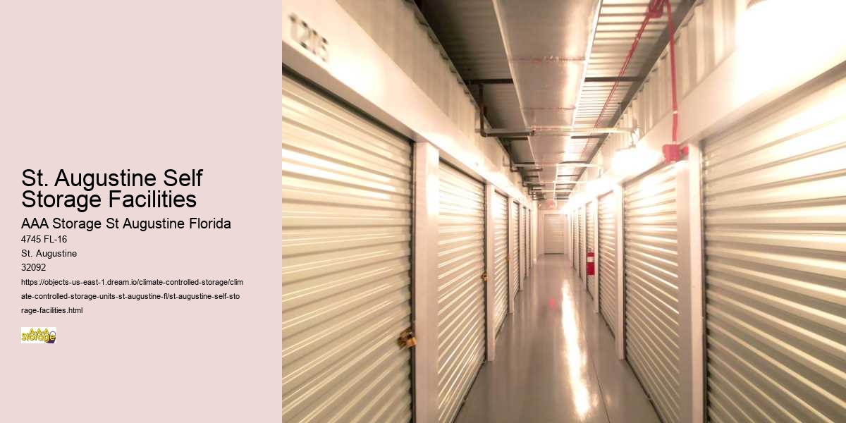 St. Augustine Self-Storage: Tips for Keeping Your Belongings Safe