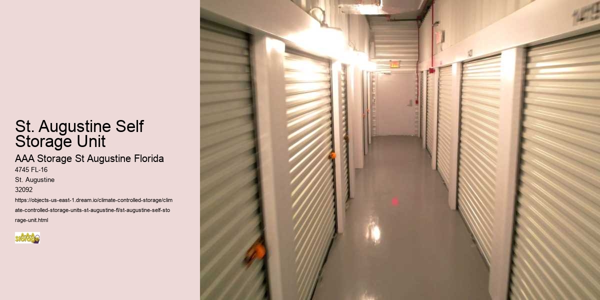 Self-Storage and College Students: Practical Solutions in St. Augustine