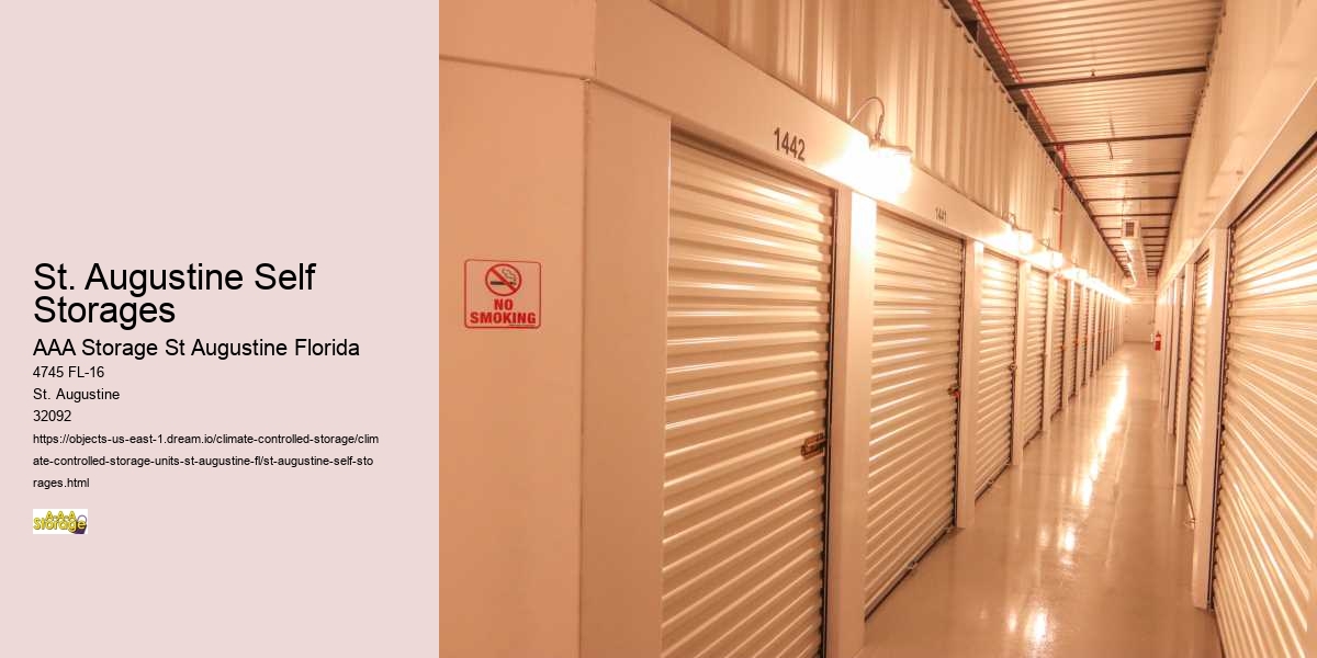 Self-Storage Tips for St. Augustine Gardeners