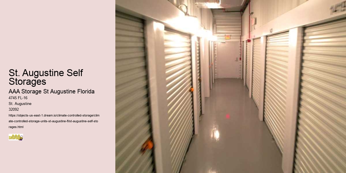Self-Storage for Outdoor Enthusiasts in St. Augustine