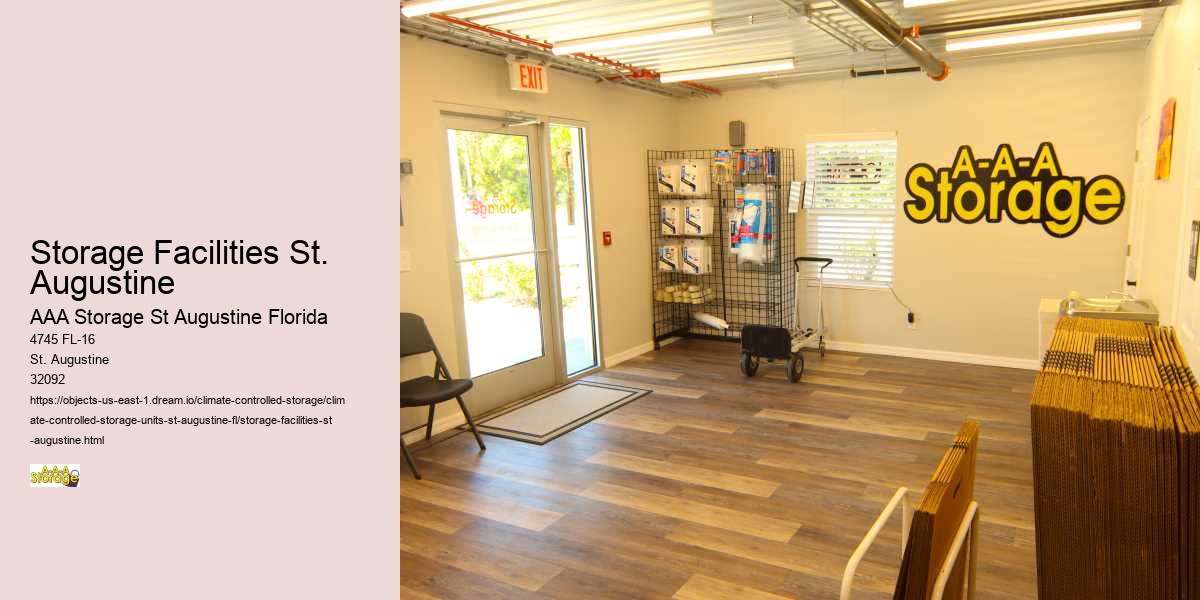 Exploring Climate-Controlled Self-Storage in St. Augustine