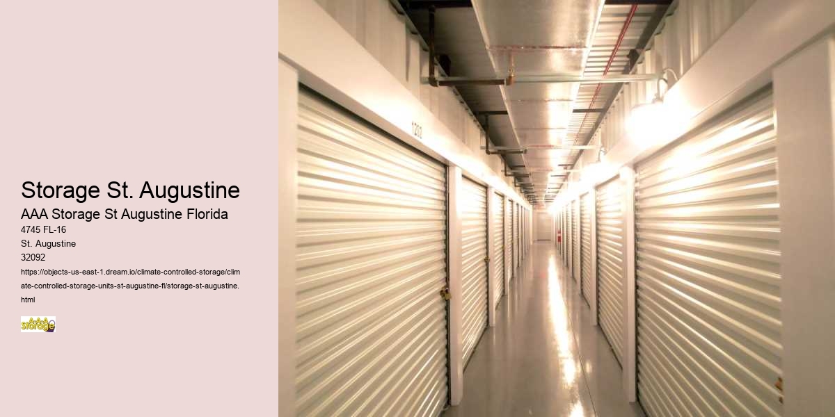 Choosing the Right Self-Storage Unit Size in St. Augustine